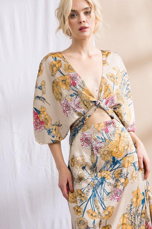 kimono maxi dress